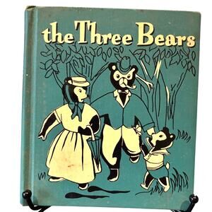 Vintage 1952 The Three Bears, Tell-A-Tale Book, Whitman Pub, HC